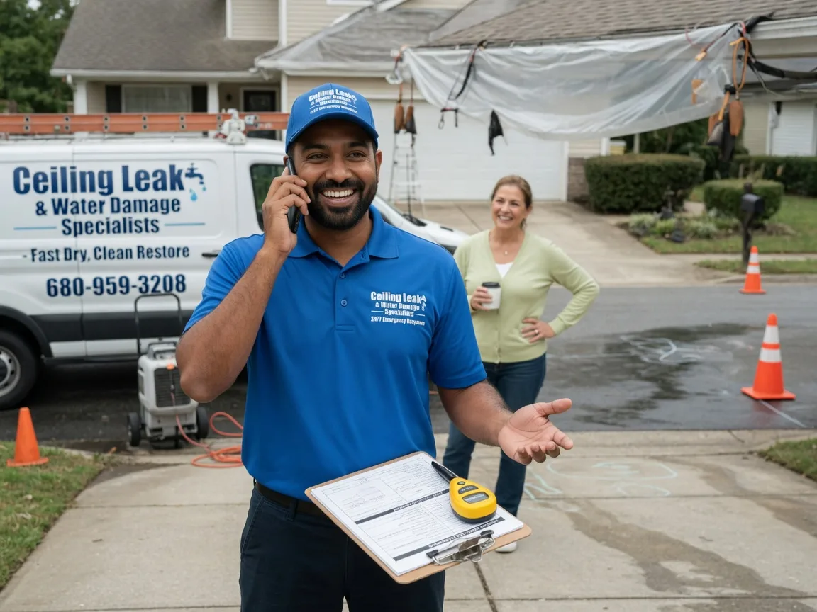 Ceiling Leak Cleanup Villa Rica, GA FAQs
